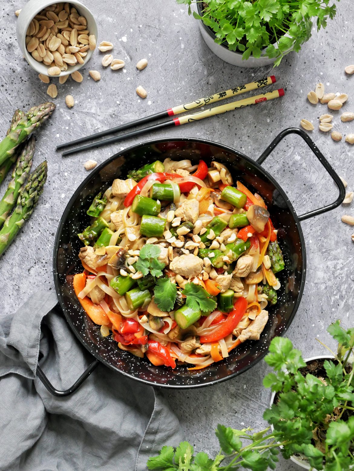 Makaron stir fry